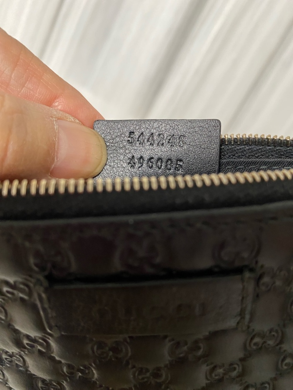 Gucci MicroGuccissima Black Quilted GG Mini Coin/Key with Gold Hardware - Picture 7 of 17